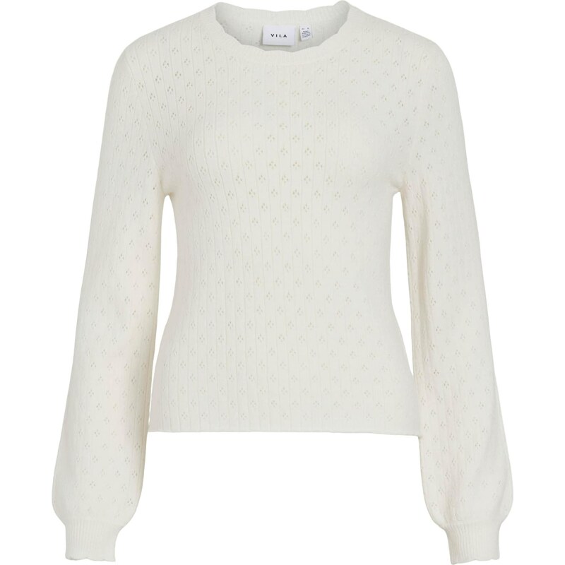 VILA Sveter VIPOILA biela 67015666