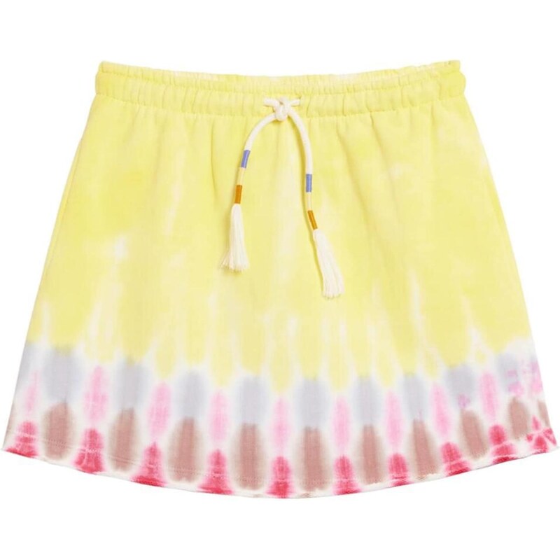 Desigual Sukňa žltá / svetlofialová / červená / biela 67015690