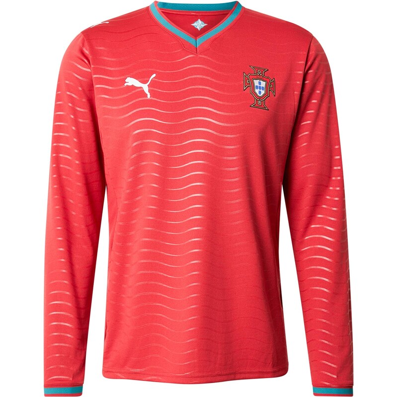 PUMA Dres Portugal 2026 modrozelená / ohnivo červená / biela 67015800