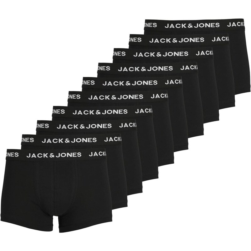 JACK & JONES Boxerky Jacsolid čierna 67015869