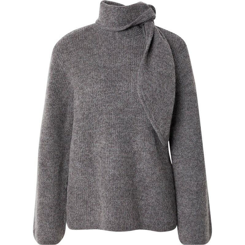 SELECTED Sveter SLFLULU sivá melírovaná 67015893