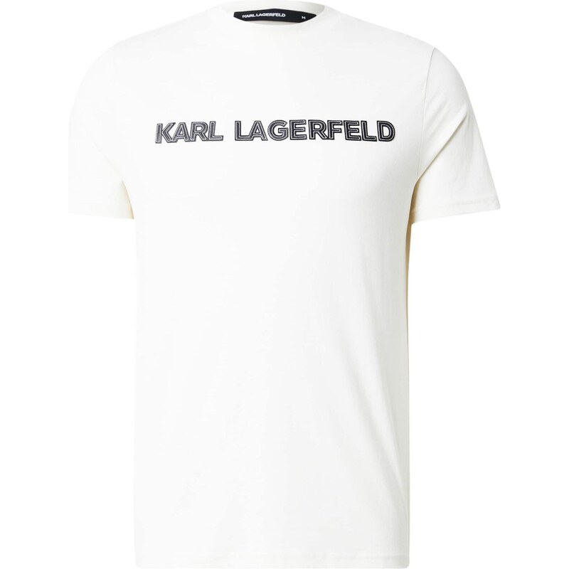 Karl Lagerfeld Tričko šampanské / čierna 67015909