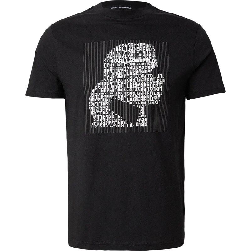Karl Lagerfeld Tričko grafitová / čierna / biela 67015977