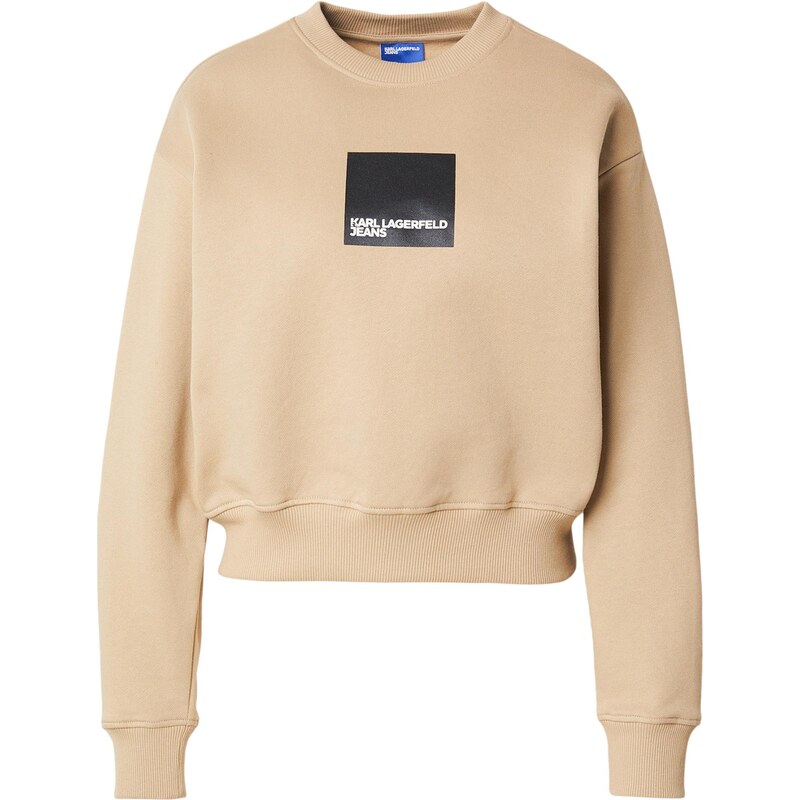 KARL LAGERFELD JEANS Mikina kapučíno / čierna / biela 67015985