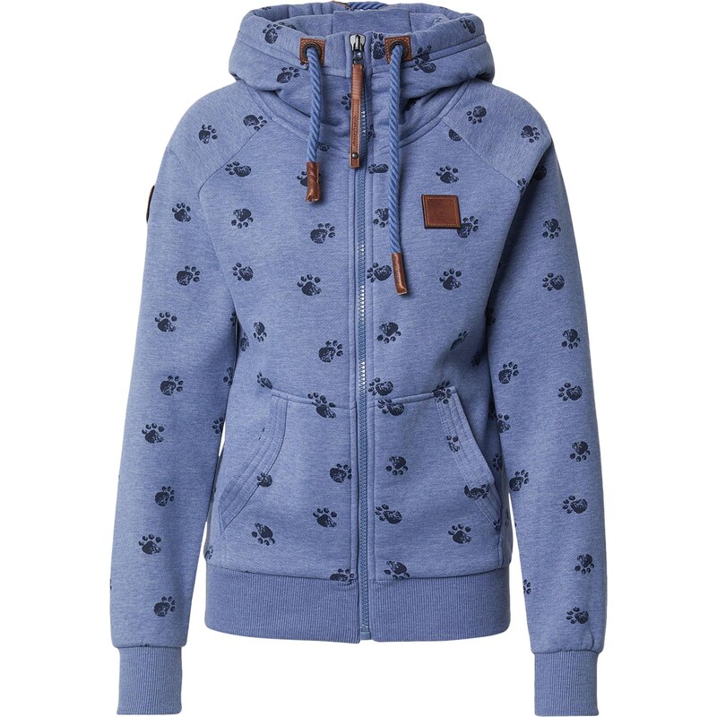 naketano Tepláková bunda námornícka modrá / opálová 67016059