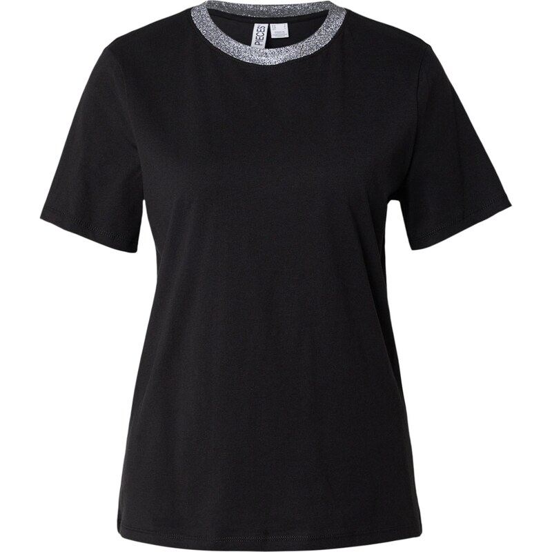 PIECES Tričko PCRIA čierna / strieborná 67016061