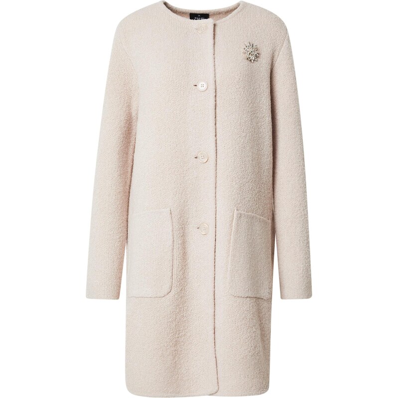 monari Pletený kabát svetlohnedá 67016076