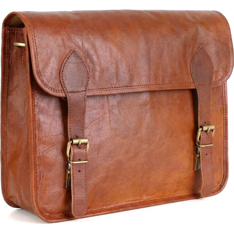 Glara leather Kožená aktovka cez plece – Quiet Empire 67018606