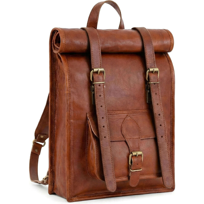 Glara leather Kožený rolovací batoh - Wanderlust Dream 67018607