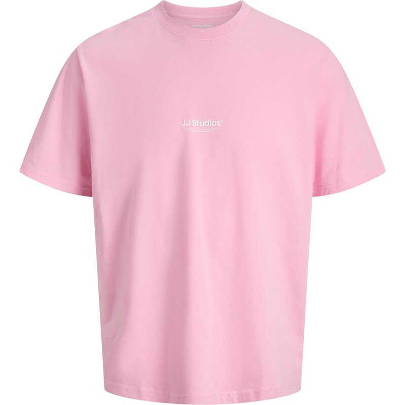 JACK & JONES Tričko JJESoho svetloružová / biela 67021139