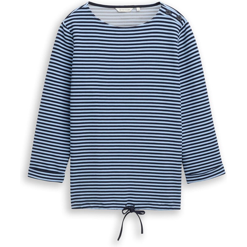 TOM TAILOR Tričko námornícka modrá / nebesky modrá 67021212