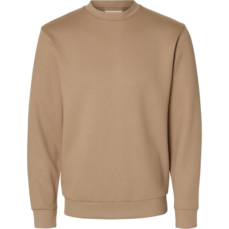 SELECTED Mikina mokka 67021218