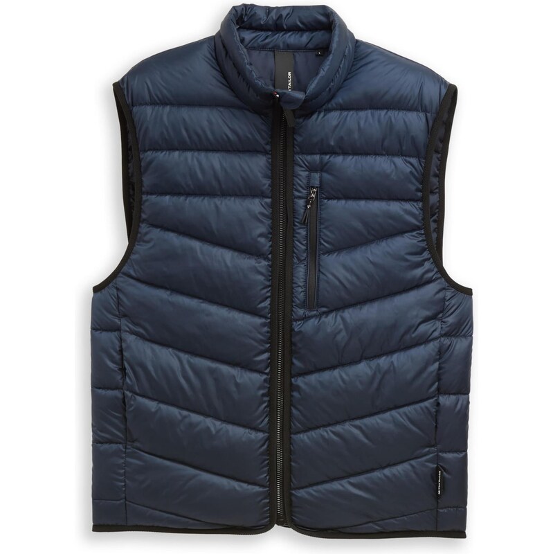 TOM TAILOR Vesta tmavomodrá / čierna 67021236