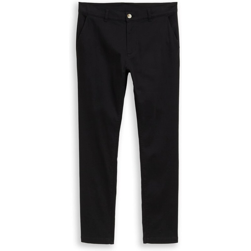 TOM TAILOR Chino nohavice čierna 67021276