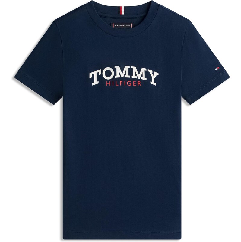TOMMY HILFIGER Tričko námornícka modrá / červená / biela 67021284