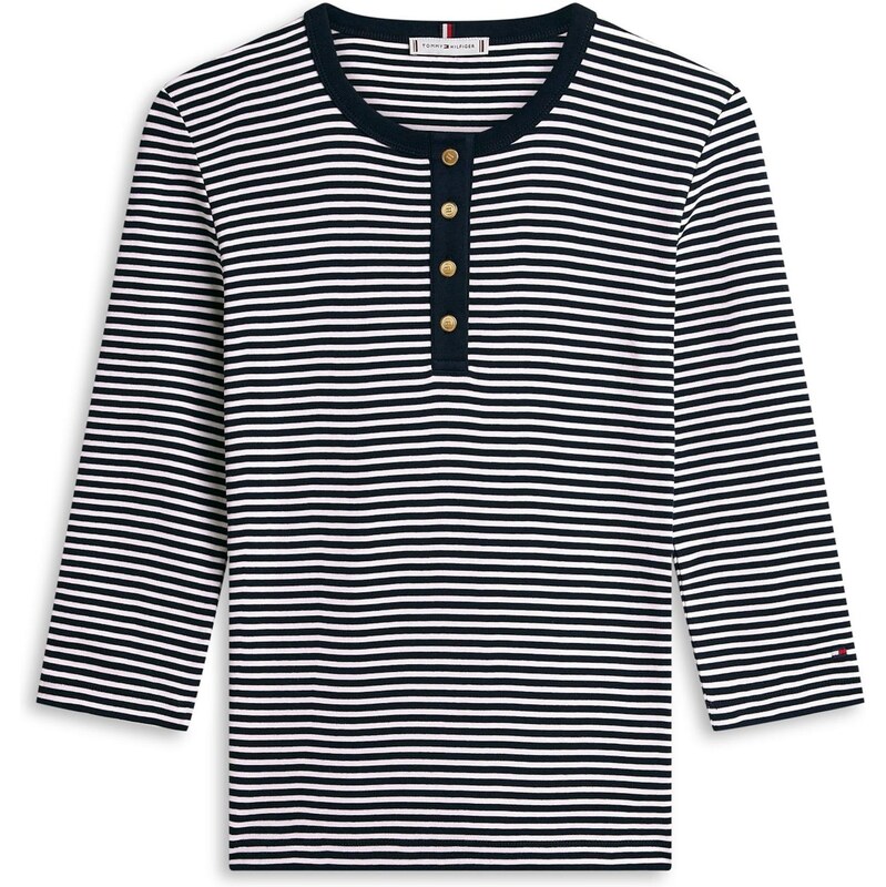 TOMMY HILFIGER Tričko námornícka modrá / biela 67021294