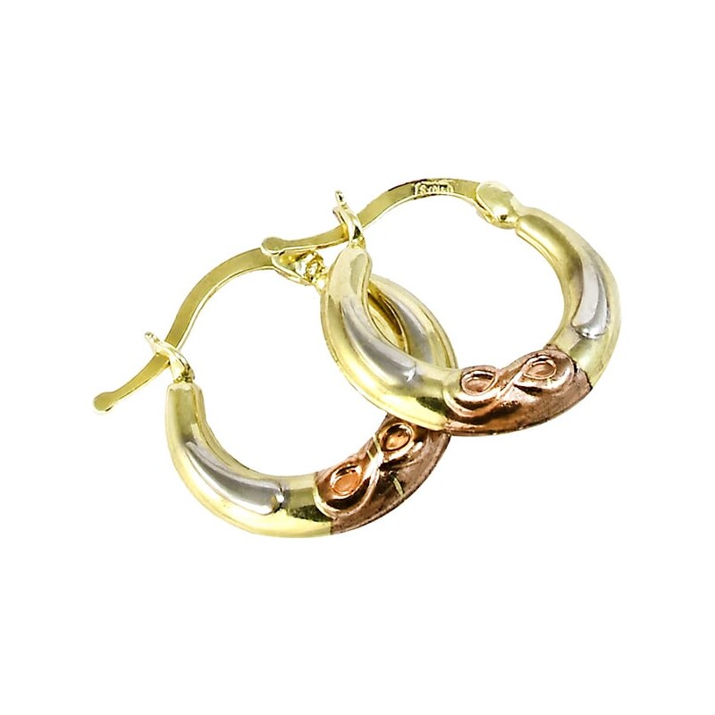 Zlaté náušnice Glare 542 67024415