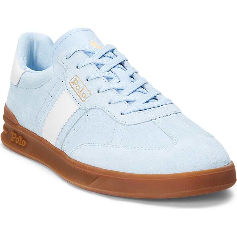 Polo Ralph Lauren Nízke tenisky AERA svetlomodrá / zlatá / biela 62045177