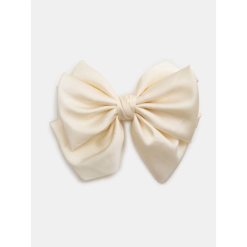 Sinsay - Spona do vlasov s mašľou - krémová 67067756