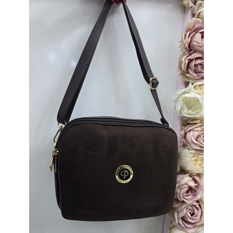 E-shop Katrins Fashion Hnedá crossbody kabelka Prestige