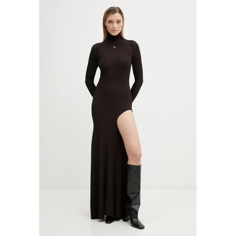 Šaty Coperni Leg Cut-Out Rib Gown 66967616