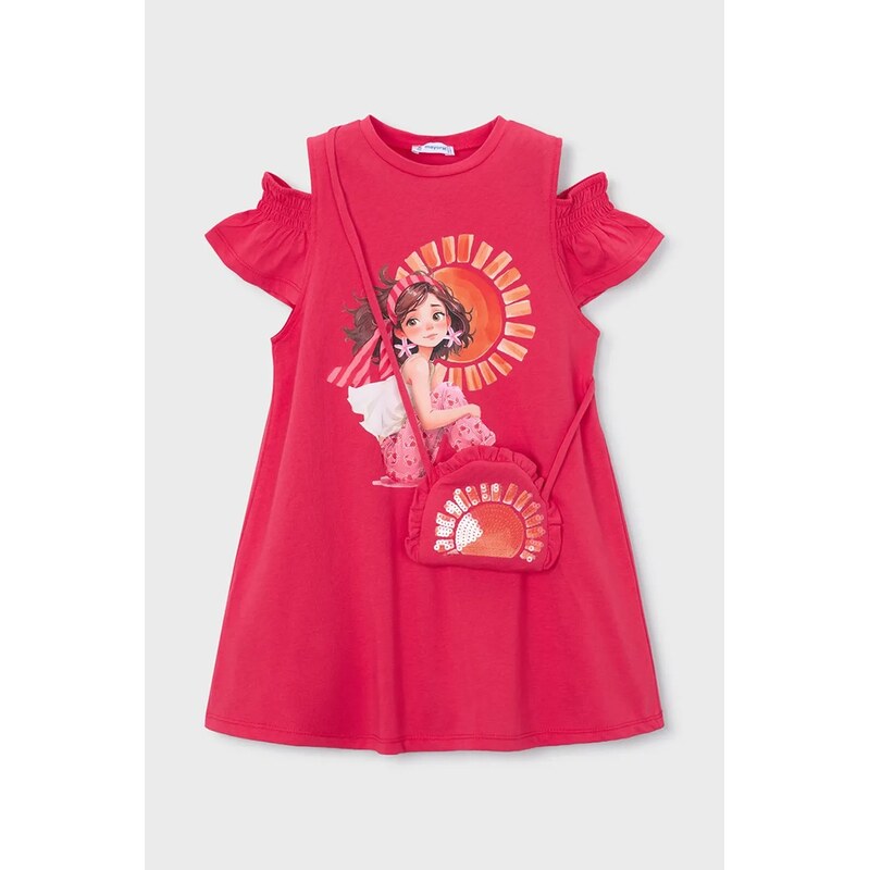 Dievčenské bavlnené šaty Mayoral 67026894