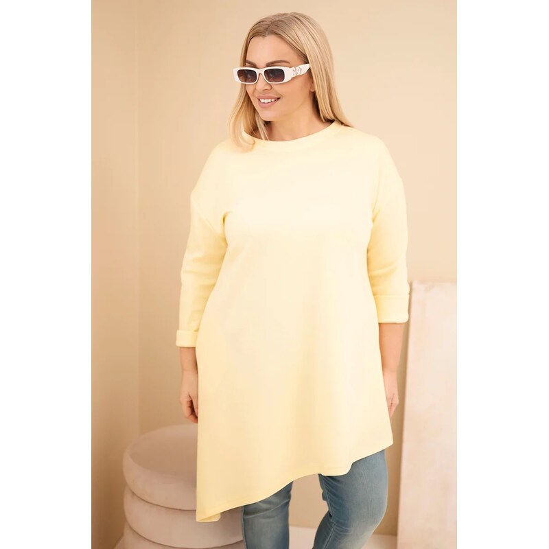Kesi Dámska dlhá mikina Plus Size s voľným strihom 67808776