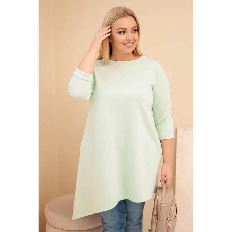Kesi Dámska dlhá mikina Plus Size s voľným strihom 67808774
