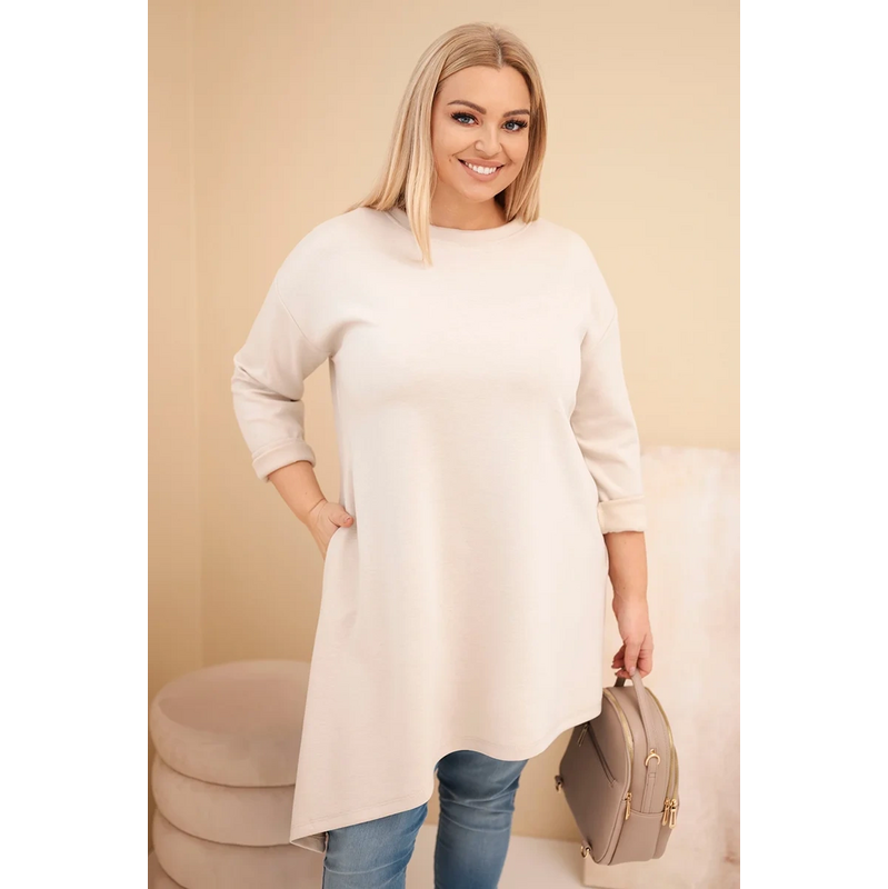 Kesi Dámska dlhá mikina Plus Size s voľným strihom 67808780