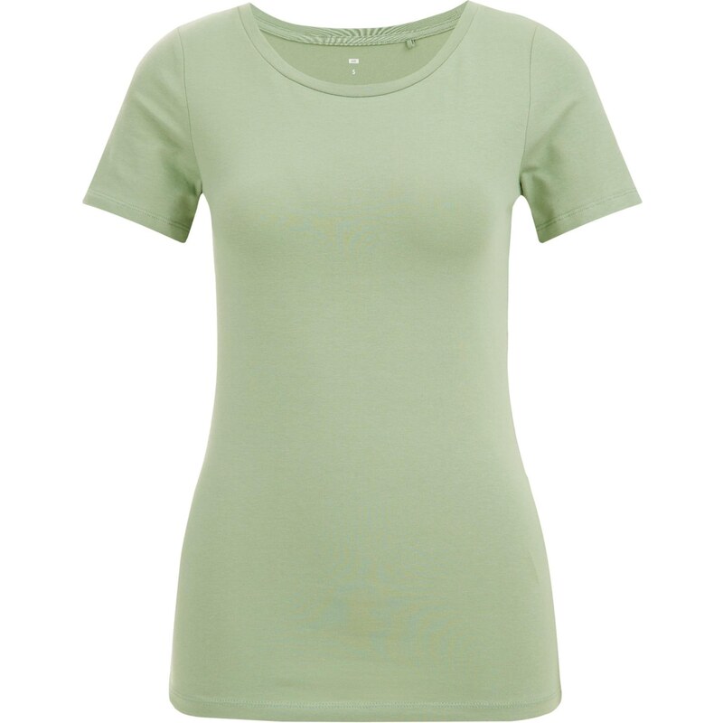 WE Fashion Tričko pastelovo zelená 67030459