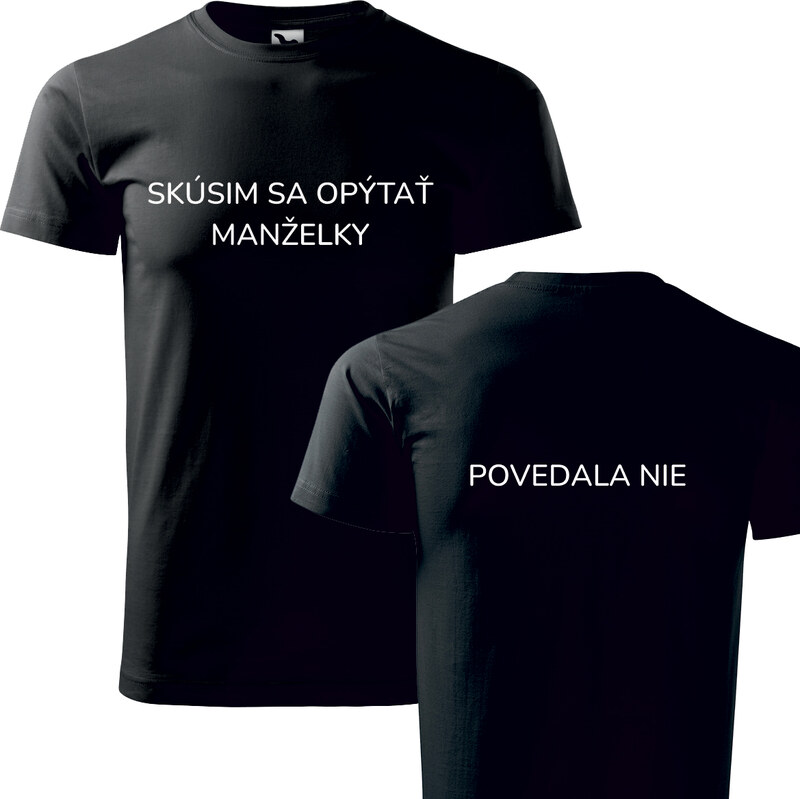 Handel Tričko - Skúsim sa opýtať manželky 67031279