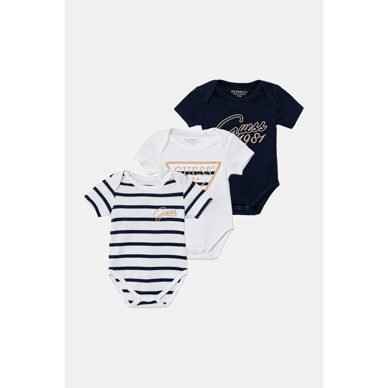 Bavlnené body pre bábätká Guess 3-pak 67033144