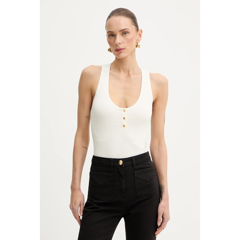 Top s prímesou hodvábu Elisabetta Franchi 67033082
