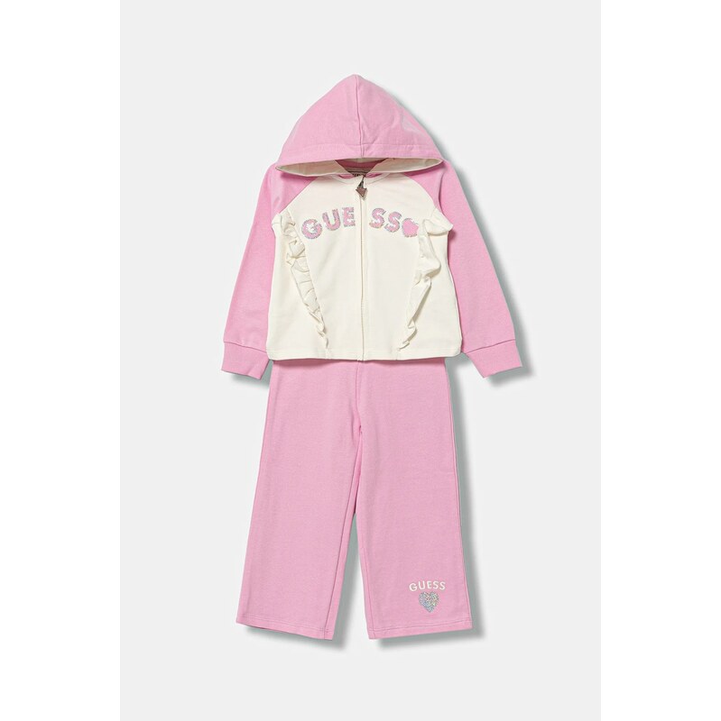 Detská bavlnená tepláková súprava Guess 67033177