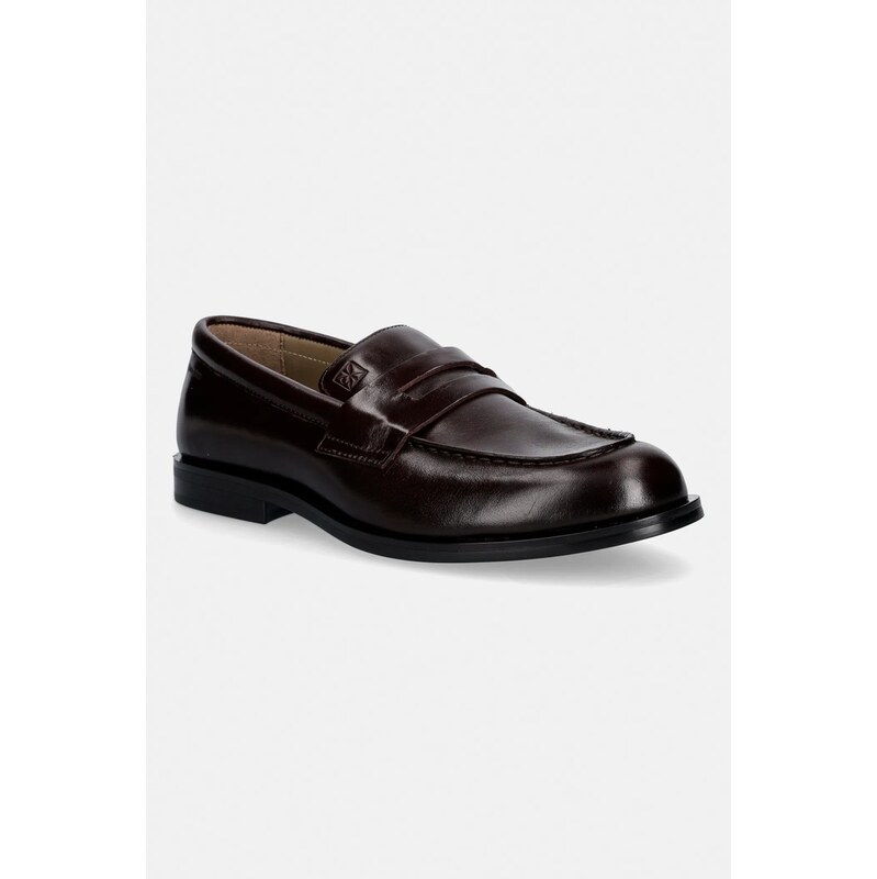 Kožené mokasíny Calvin Klein ESS RUBBER PENNY LOAFER POL LTH 67033303