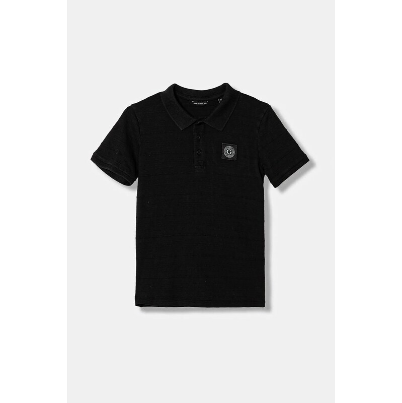 Detská bavlnená polokošeľa Guess 67033314