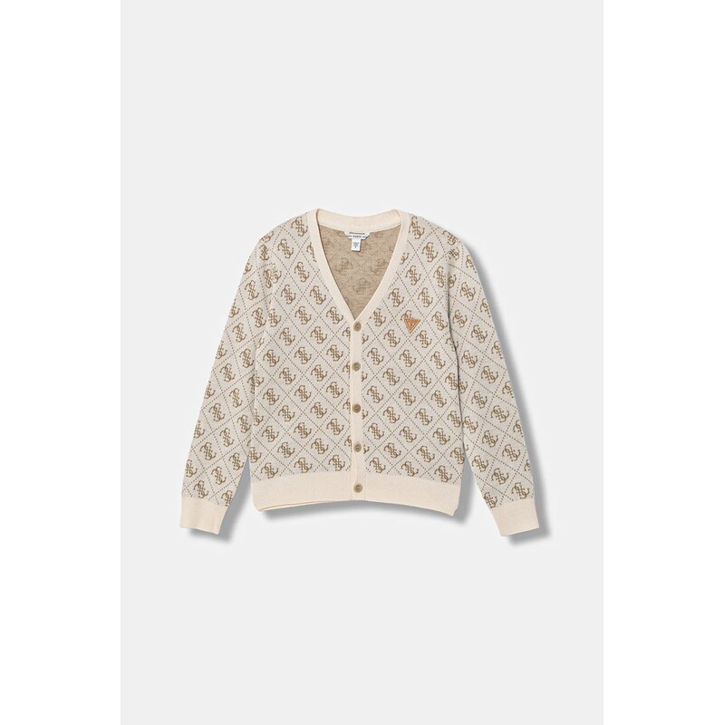 Detský kardigan s prímesou vlny Guess 67033336