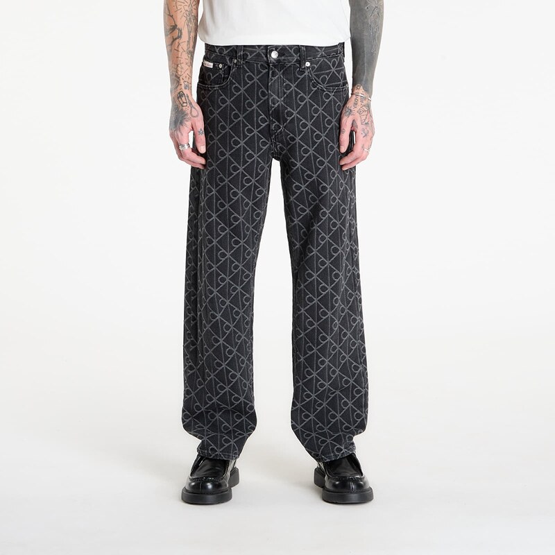 Džínsy Calvin Klein Jeans 90S Straight Jeans Black W33/L32 67033462