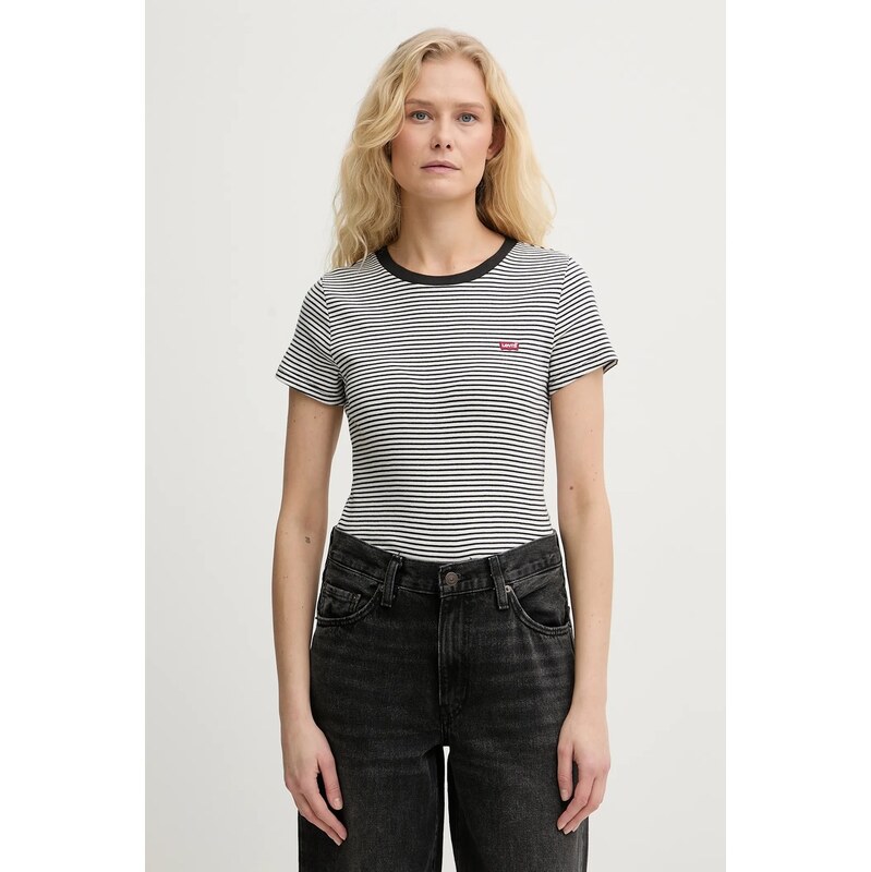 Bavlnené tričko Levis 2-pak 67034348