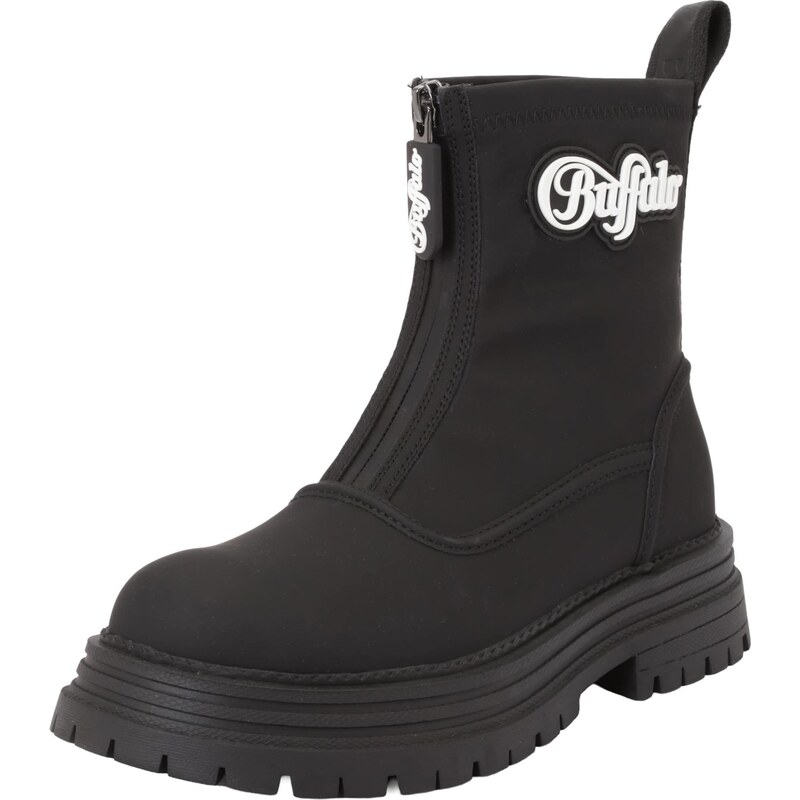 BUFFALO Členkové čižmy Lennox čierna / biela 67039048