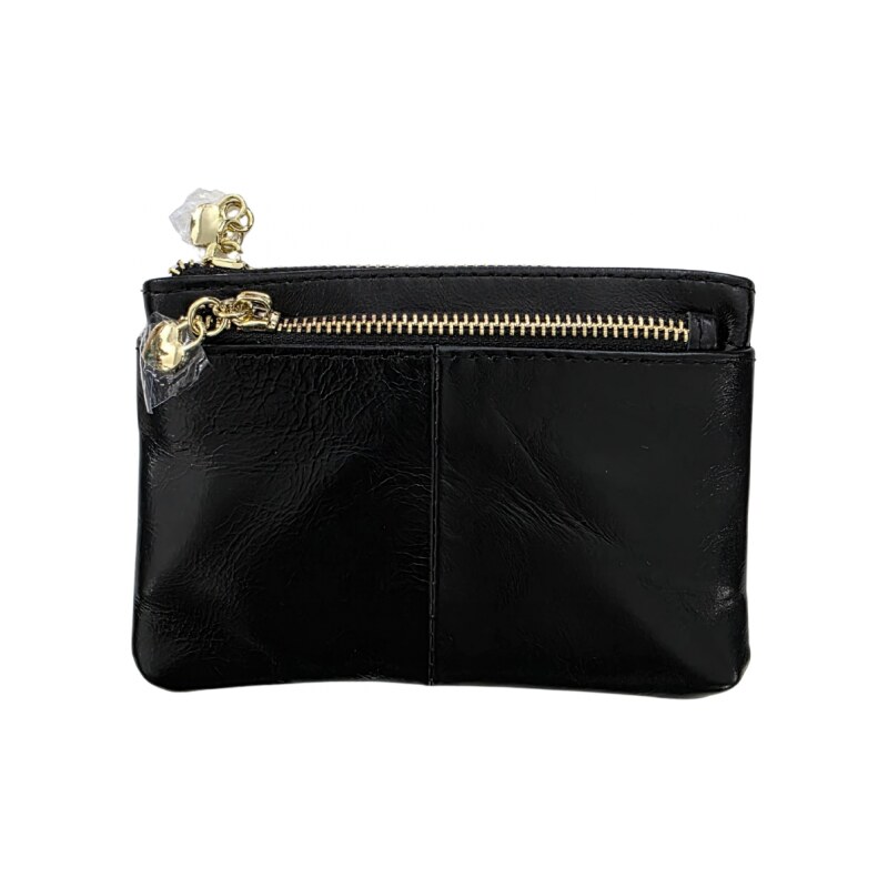 Katrins Fashion Kľúčenka čierna kožená 67034589