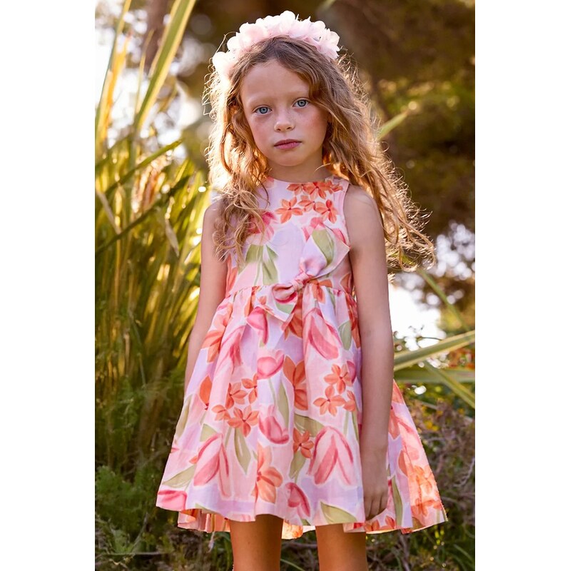 Dievčenské ľanové šaty Mayoral 67056561