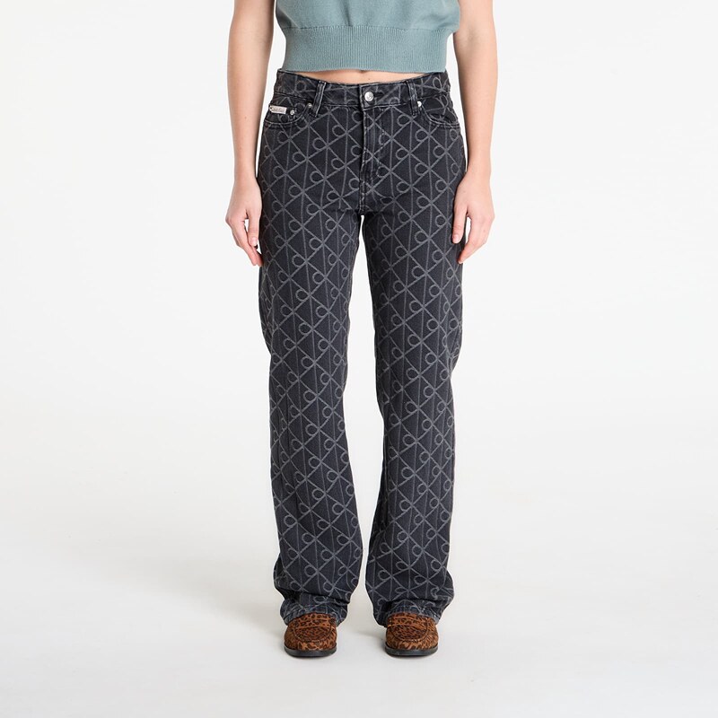 Džínsy Calvin Klein Jeans Signature 90S Straight Jeans Black 24 67034654