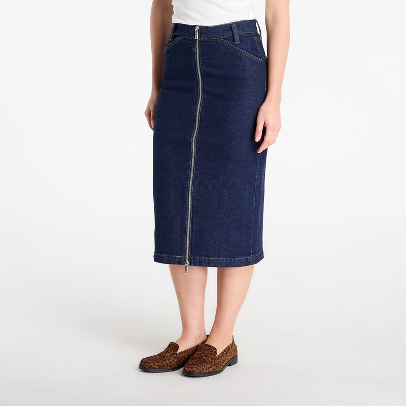 Sukňa Calvin Klein Jeans Denim Zip Front Skirt Blue 29 67034700
