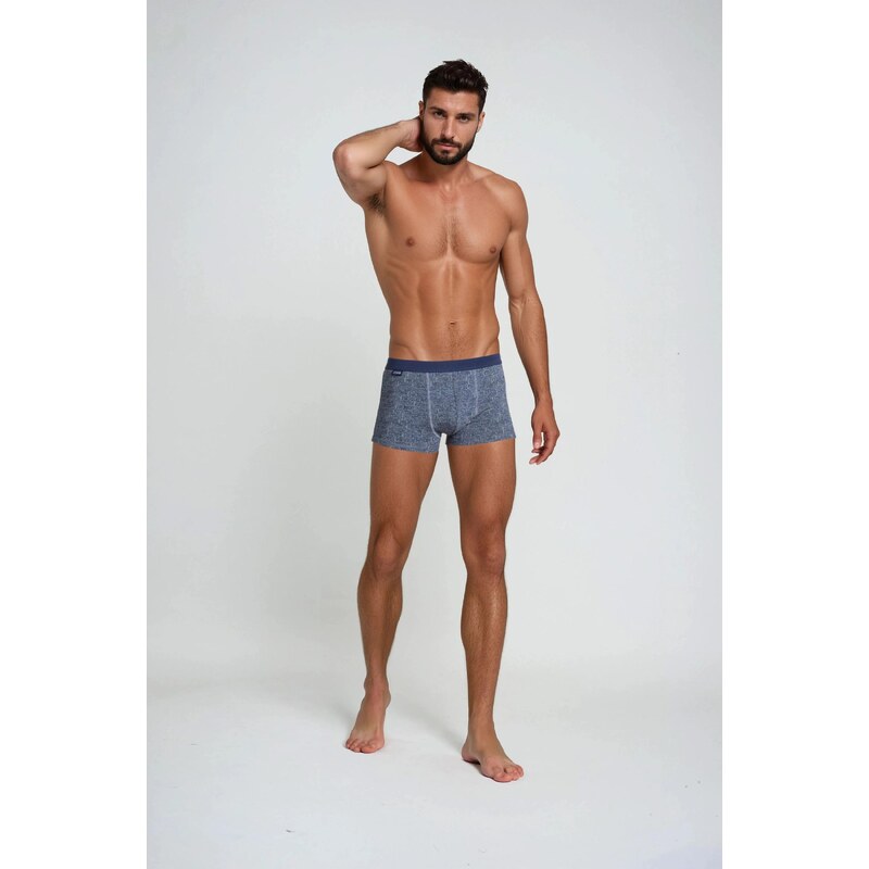 Henderson 2 PACK boxerky Omen 38291 tmavomodré a šedé, Farba 59070467