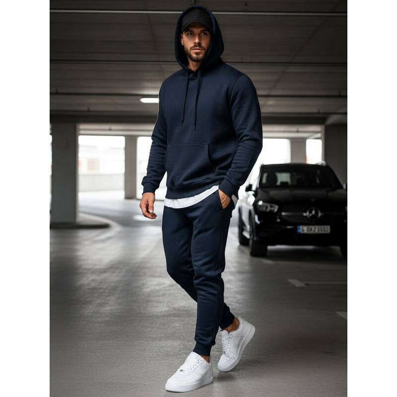 BASIC Tmavomodré tepláky UX2707 20315435