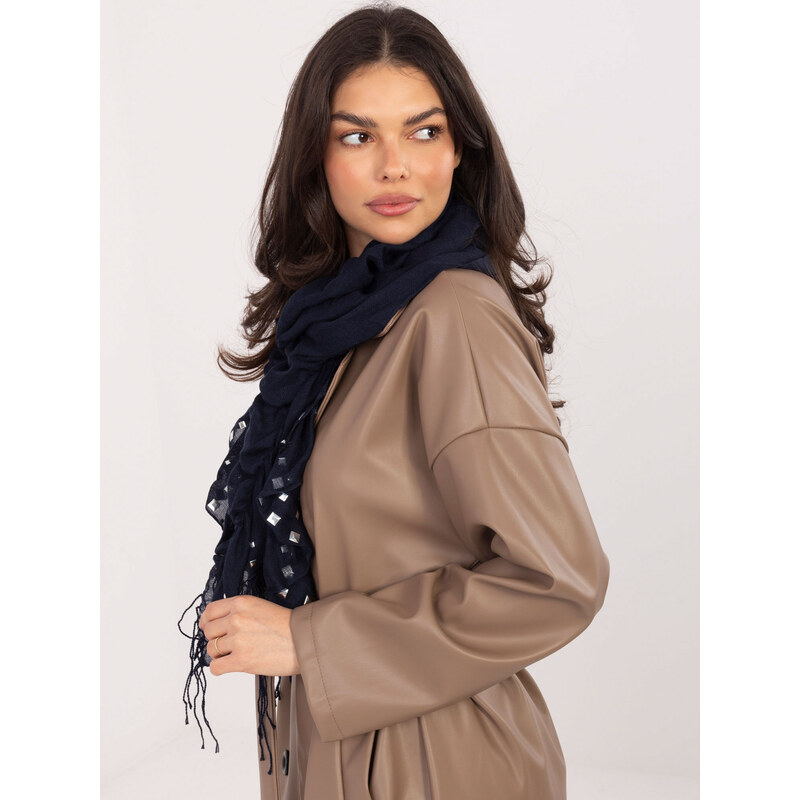 Factory Price Tmavomodrý šál s ozdobami 67036077