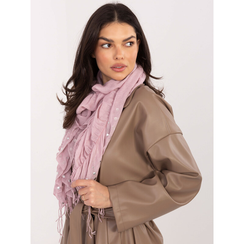 Factory Price Tmavoružový šál s perlami 67036087