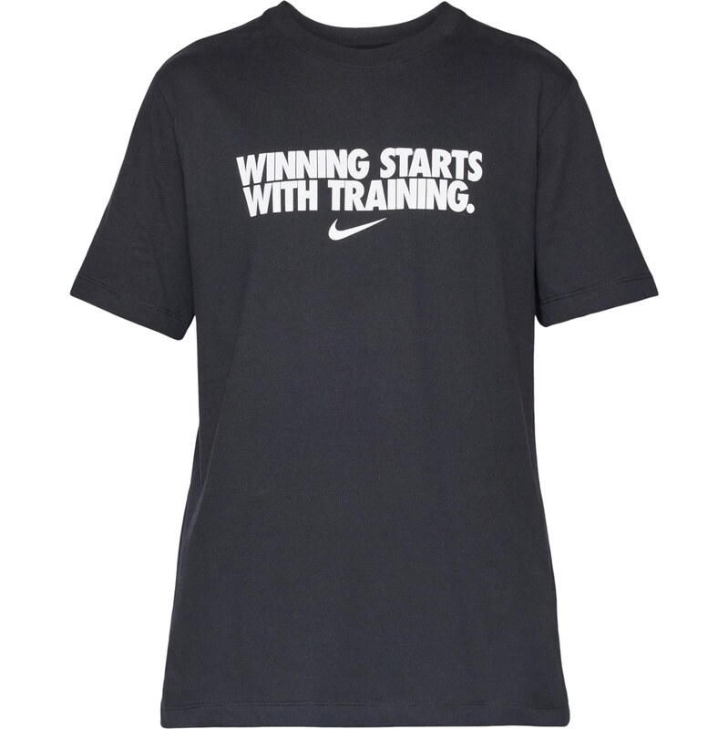 NIKE Funkčné tričko WINNING čierna / biela 67036169