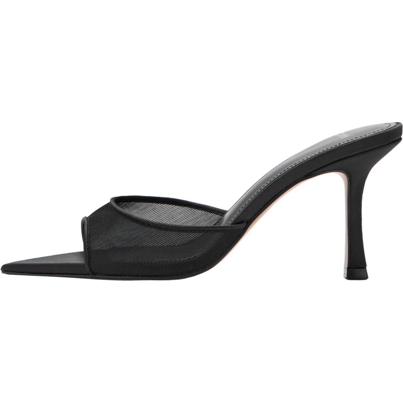 MANGO Šľapky čierna 67036507